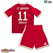 Camiseta Bayern Munich Nathaniel Brown #11 Primera Equipación para niños 2026-27 manga corta (+ pantalones cortos)
